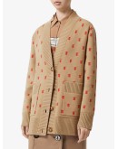 Monogram Wool Cashmere Blend Oversized Cardigan