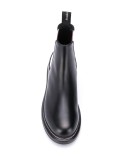 contrast panels chelsea boots