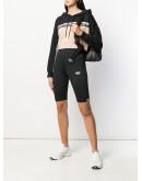 logo print cycling shorts