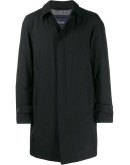 single-breasted parka coat