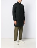 single-breasted parka coat