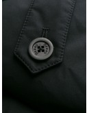 single-breasted parka coat