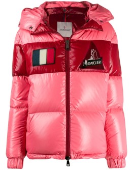 Gary colour-block zipped jacket