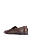 leather slip-on loafers