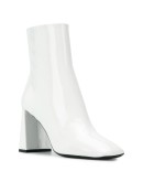 square toe ankle boots