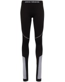 panelled logo-detailed leggings