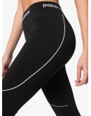 panelled logo-detailed leggings
