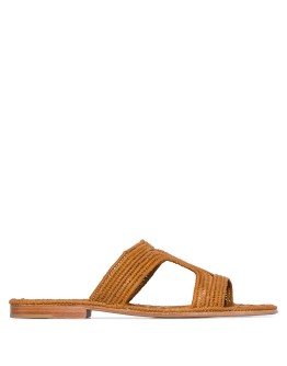Moha raffia flat sandals