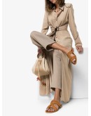 Moha raffia flat sandals