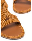Moha raffia flat sandals