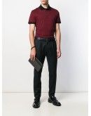 Gancini piqué polo shirt