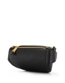 logo leather belt bag