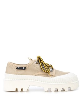 lug sole lace-up shoes