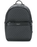 monogram print backpack