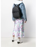 monogram print backpack