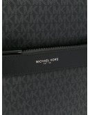 monogram print backpack