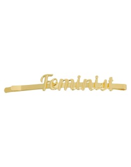 Feminist hair pin