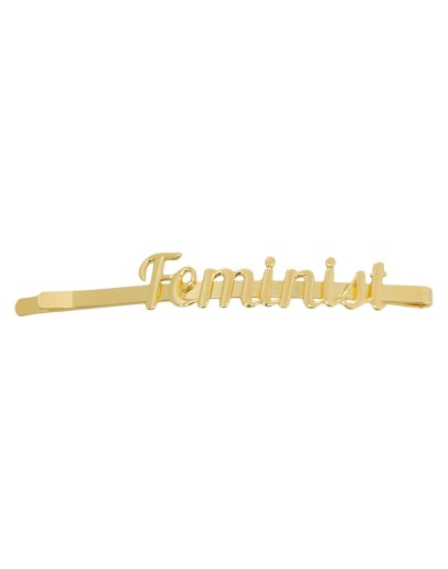 Feminist hair pin