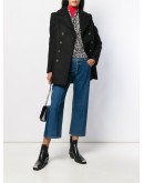 double-breasted peacoat