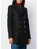 double-breasted peacoat