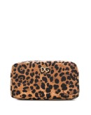 leopard print make-up bag
