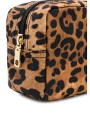 leopard print make-up bag