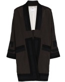 Ruunpe panelled kimono coat