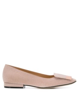 square toe ballerinas 