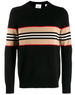 cashmere Icon stripe jumper