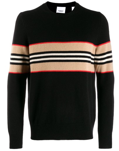 cashmere Icon stripe jumper