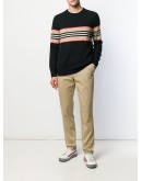 cashmere Icon stripe jumper