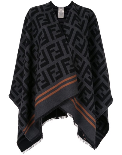 FF V-neck poncho