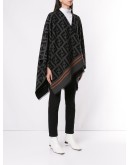 FF V-neck poncho