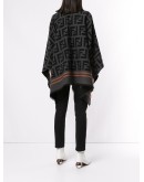FF V-neck poncho