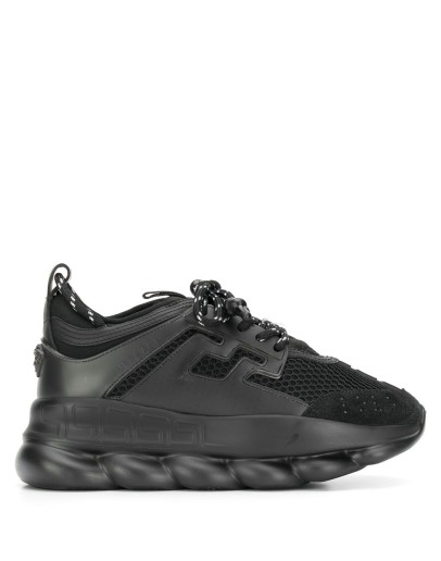 Chain Reaction chunky heel sneakers