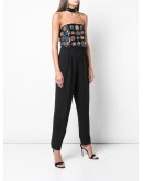 embellished strapless jumpsuit