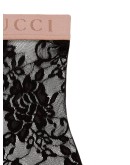 floral lace ankle socks