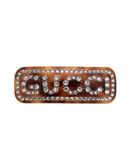 Crystal Gucci hair clip