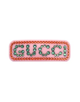 crystal logo hair clip