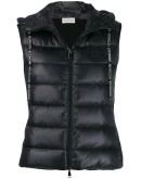 zip-up padded gilet