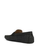 T-bar crocodile driving loafers