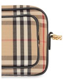 Vintage Check Cotton Camera Bag