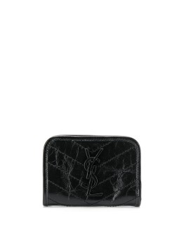 Niki monogram bi-fold wallet