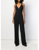 open-back chain jumpsuit