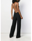 open-back chain jumpsuit