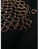 open-back chain jumpsuit