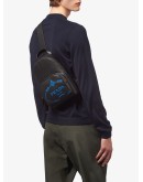 Saffiano leather one-shoulder backpack