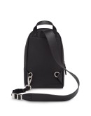 Saffiano leather one-shoulder backpack