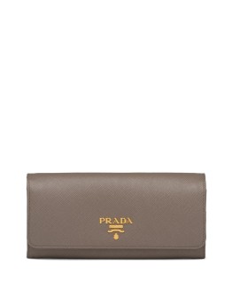 Saffiano long wallet