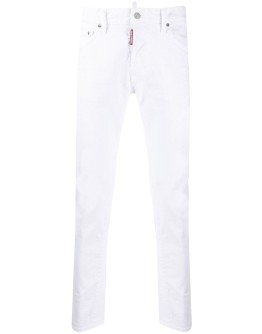logo detail skinny jeans